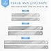 CHAYUFUN 3 Pack Stainless Steel Ruler Set, 6, 8, 12 Inch Metal Rulers, Steel Rulers Metric Ruler, Easy to Read, mm, Sturdy and Durable Straight Edge for Drawing, Home, Office, Engineering