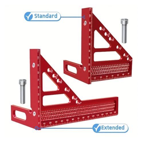 Escuadra Carpintera Multiángulo 3D Extendida 2 en 1 miniatura 2