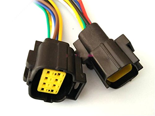 WODE 1 Set 8 Pin funivia Ingegneria Impermeabile Legare Elettrico Connettore con Cavo