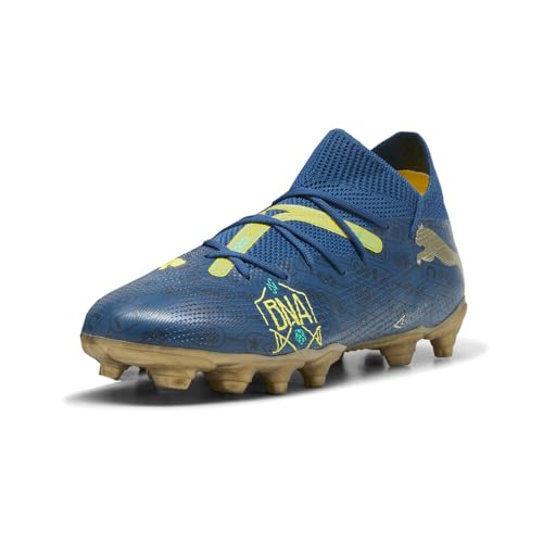 PUMA - - Junioren Future 7 Match Bna Fg/Ag Schuhe, Kolorit Sailing Blue/Marine Blue/Pelé Yellow/Grass, GröÃŸe: 38 EU