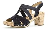 gabor damen sandalen schwarz Absatz: Absatzplateau bezogen, Absatztyp: Blockabsatz, Absatzhöhe: 4.5cm