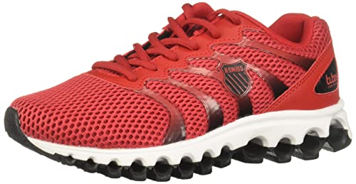 Image of K-Swiss Men's Tubes Comfort 200 Training Shoe Cross Trainer, Red /Black /White, 12