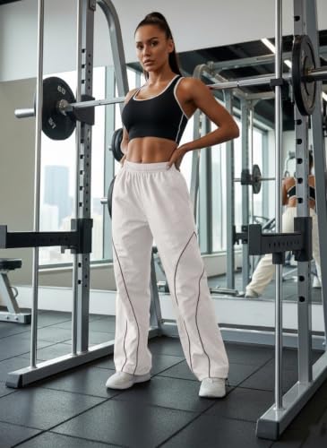 Image of GRECIILOOKS Track Pants for Woman | Parachute Pant for Women Baggy | Loose Trousers for Women | Baggy Cargo Pant's for Woman | Trendy Parachute Pants for Travel & Everyday (Available in Plus Size)