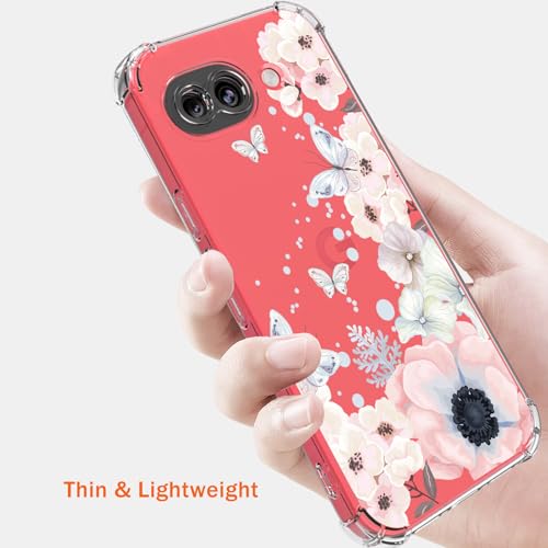 Coque Google Pixel 10A souple et transparente en TPU rose - 5