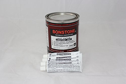 Bonstone Last Patch Limestone Repair Kit/Gray Quart Size with 4