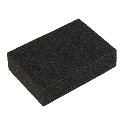 Image of METALLIXITY Scrub Sponge (10.1 x 7cm /4 inch x 2.8 inch), Scouring Pad Non-Scratch Dish Cellulose Scrubber Sponges - for Dishes, Pots, Pans, Kitchens, Counters and Floors, Black
