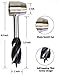Bushcraft Survival Tool, Survival Tool for Bushcraft Settlers, Manual Drill Wrench, Scotch Eye Auger Drill and Hand Hole Maker for Outdoor, Bushcrafting, with Protective Case and Hook