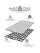 Magic Stone Ivory Stone Bath Mat, Diatomaceous Earth Shower Mat, Non-Slip Super Absorbent Quick Drying Bathroom Floor Mat, Natural, Easy to Clean (23 x 15.5 in)