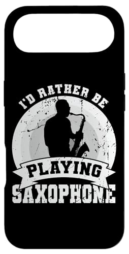 I'd Rather Be Playing Saxophone�i�T�b�N�X���t�̕����܂��� �X�}�z�P�[�X iPhone Air �p