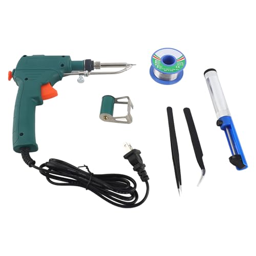 Klanata Solder Tin Gun Soldering Gun Kit 80W Auto Send Tin Gun Handheld Welding Soldering Iron Tool Internal Heating for DIY Electrical Soldering Guns