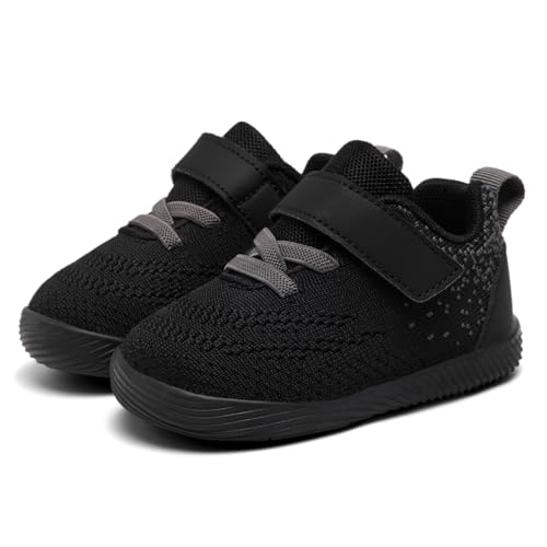 Image of MORENDL Toddler Sneakers Baby Boys & Girls Barefoot Shoes Lightweight Breathable Walking Running Tennis Athletic Sport Shoes