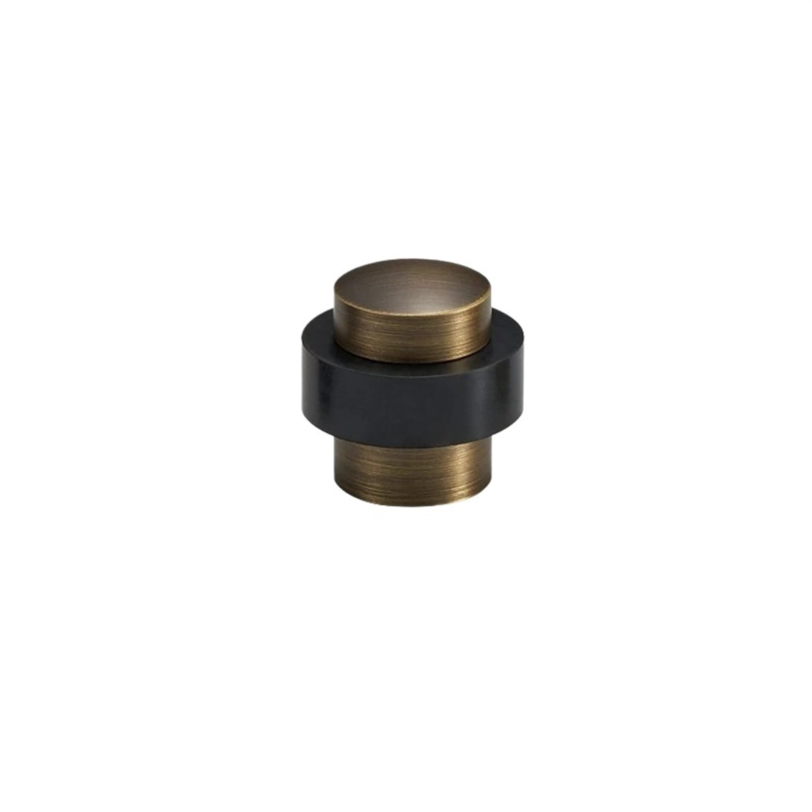 Enxjire Brown Floor Mounted Door Stop Brass Door Stop Antique Door Stoppers For Floor Freestanding Heavy Duty Floor Mount Bumper Door Stop(Brown)