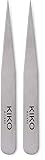 KIKO Milano Pointed Tweezers | Besonders Spitze Professionelle Augenbrauenpinzette (Packung mit 2)