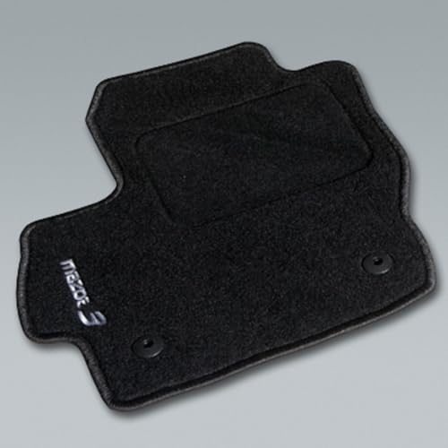 Alfombrillas textiles estándar Mazda 3 BL con anclaje original de seguridad BP4L-V0-320B
