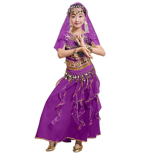 Disfraz hindú para niña perfecto como traje de danza india en Halloween o fiestas