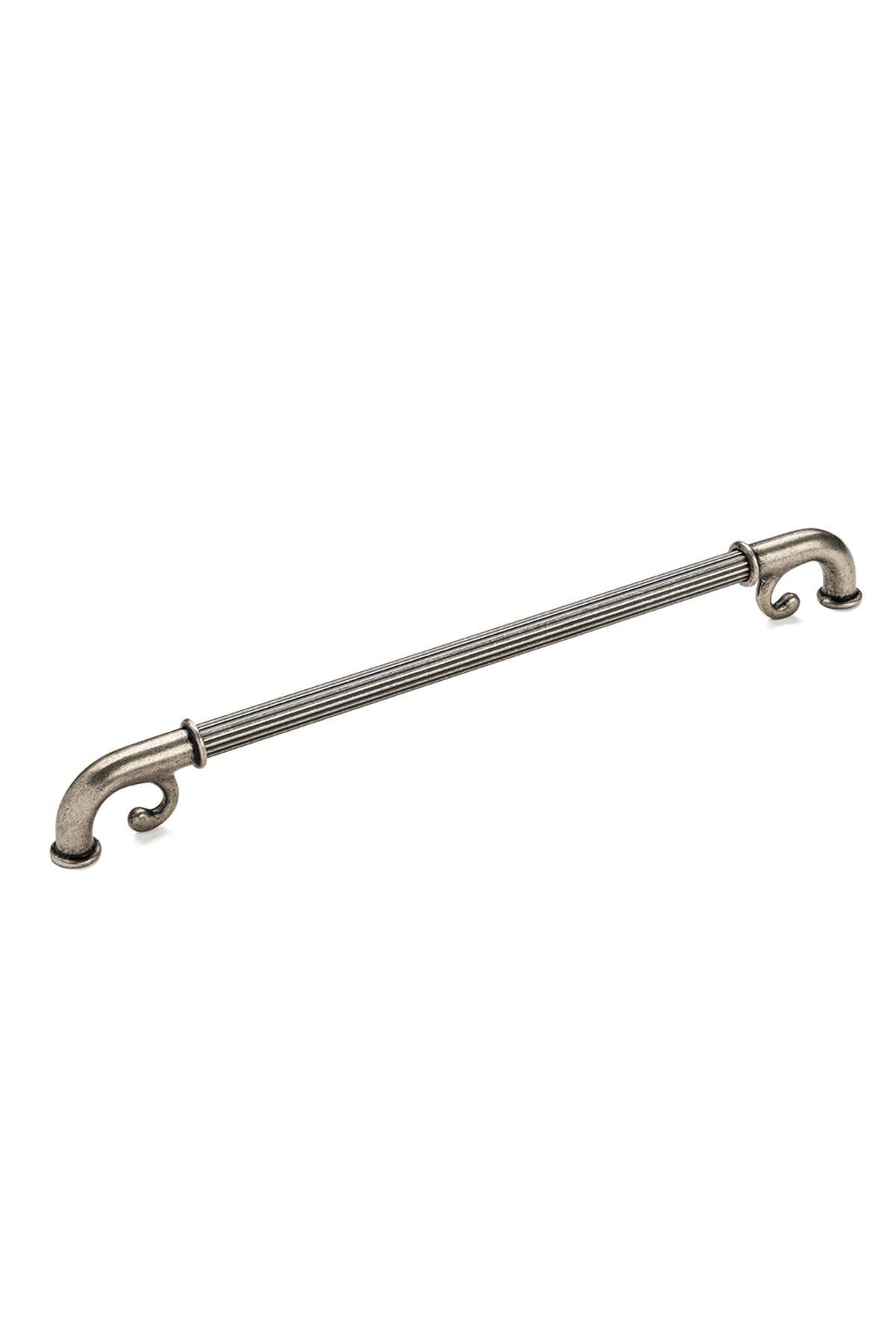 System 4645 Modern Kulp Eskitilmiş Mat Gümüş Renk 320 Mm Antik Gümüş Tek Ebat Ssy4645 0320 Osm-Osm