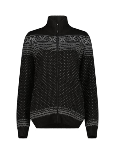 Veste tricotée CMP femme avec laine fermeture éclair intégrale