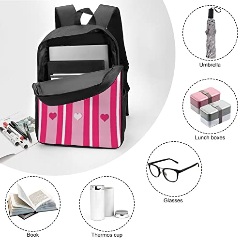 Mochila escolar unisex para niños con espalda acolchada y rayas 6
