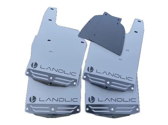 150プラド後期用☆マッドフラップ（グレー）ランドリックジャパン☆LANDLIC 150プラド後期用☆マッドフラップ（グレー）ランドリックジャパン