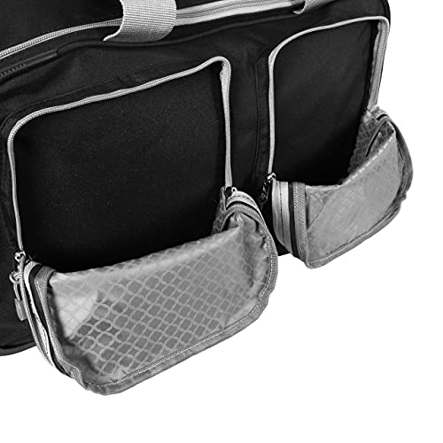 J World New York Duane Wheeled Duffel Bag, Black, One Size