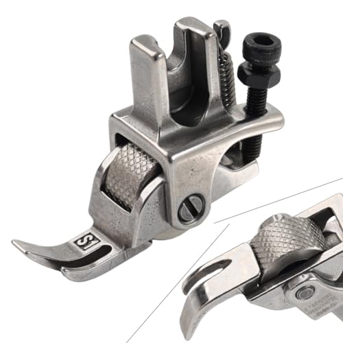Pie Rodillo con Rodillo Ajustable Acero Plata para Máquina de Coser miniatura 2