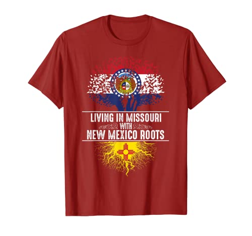 Missouri Home New Mexico Roots State Tree Flag - Camicia regalo Maglietta