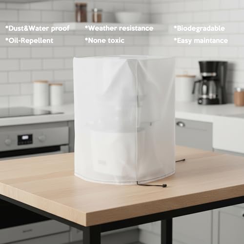 Image of Blender, Mixer, Juicer Dust Cover also for Coffee Espresso Maker Machine Water Proof Lightweight Covers with solid drawstring, Compatible with Cuisinart DCC-3200P1-11W x11D x18H in