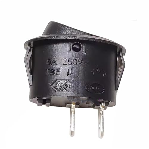 Interrupteur de forme bateau pour lampe et petit électroménager noir - 2