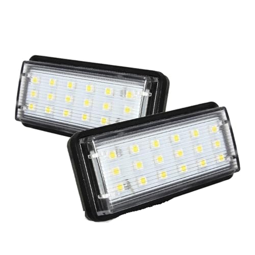 Lámpara matrícula auto con tecnología LED brillante para Land Cruiser 100 kit de dos luces