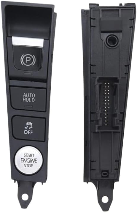 Engine Start Stop Switch 3AB927137A 3AD927137B Hand Brake Auto Hold Button Compatible With Automotive Motorcycle Parts CC B7 2011 2012 2013 2014 Replacement For Part Number 3AB927137A 3AD927137B