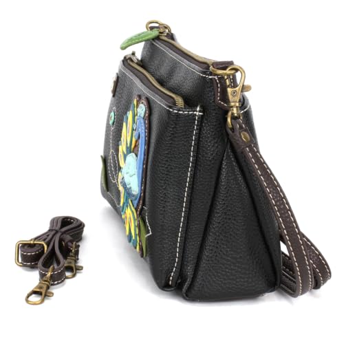 Image of CHALA RFID Protected Vegan Leather Deluxe Crossbody Bag with Adjustable Straps