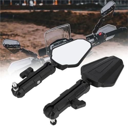 Espejo retrovisor grande para motocicleta que elimina puntos ciegos en Benelli Leoncino 800