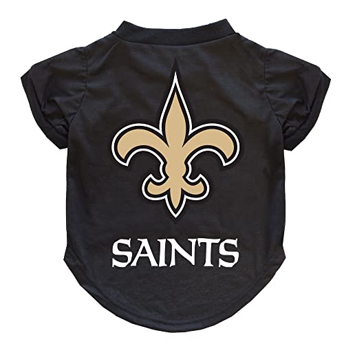 Littlearth NFL New Orleans Saints Pet T-Shirt, Team Color, X-Large by Littlearth - Used condition - US$21.15