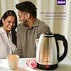 Milton Rapid Electric Kettle 1.8L | 1500 Watts | Stainless Steel Hot Water portable Electric Kettle for Home, Office | Auto Shut-Off with Wide Mouth | Cool-touch Handle and Single-Touch Lid Lock #3
