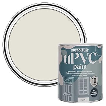 Rust-Oleum Beige uPVC Door and Window Paint in Matt Finish - Portland Stone 750ml