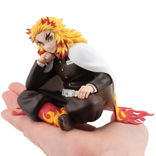 BANDAI Demon Slayer Kimetsu no Yaiba estatuilla PVC G.E.M. Rengoku Palm Size 9 cm
