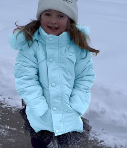 Miss Bei Girl's Kids Winter Coat Parka Kids Warm Puffer Jacket With Hooded(Toddler & Big Kids)4