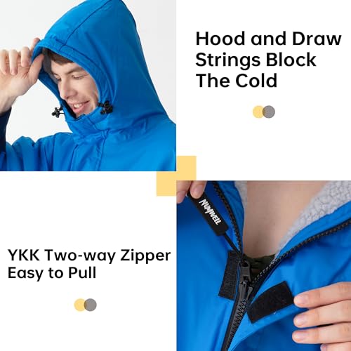 Oversized-Waterproof-Swim-Parka-Unisex-Hooded-Changing-Robe-Long-Sleeve-Sherpa-Fleece-Lined-Warm-Surf-Poncho