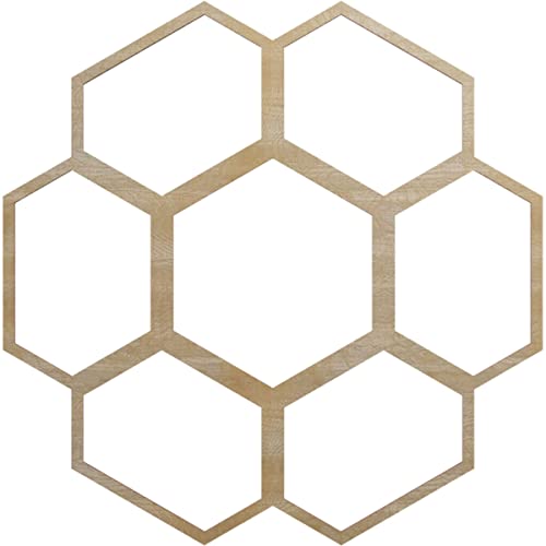 Image of Ekena Millwork 30 inchOD x 10 1 /2 inchID x 3 /8 inchT Florin Wood Fretwork Pierced Ceiling Medallion, Birch