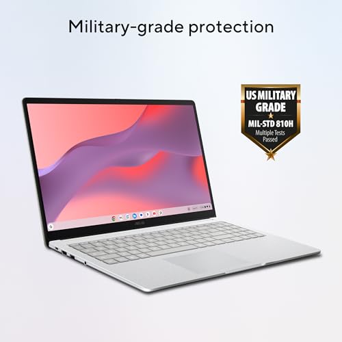 Image of ASUS Chromebook CX15 Laptop, 15.6 inch FHD Anti-Glare Display, Intel Celeron N4500 Processor, 128GB Storage, 8GB RAM, ChromeOS, Pure Grey, CX1505CKA (Renewed)