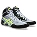ASICS Men's MATCONTROL 3 Wrestling Shoes, 10, Grey Blue/Safety Yellow