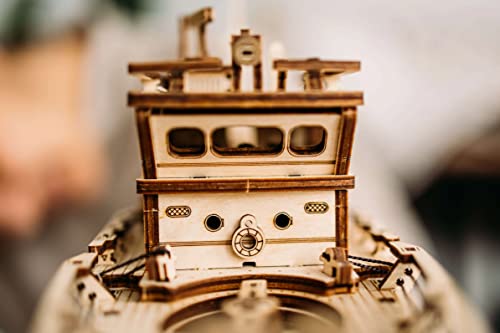 Rompecabezas mecánicos de madera 3D y kits de modelos DIY educativos 6