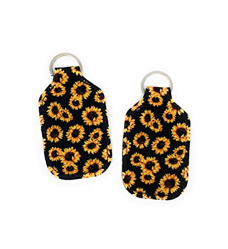 Hand Sanitizer Holder for Backpack Kids Women Travel Size Keychain
