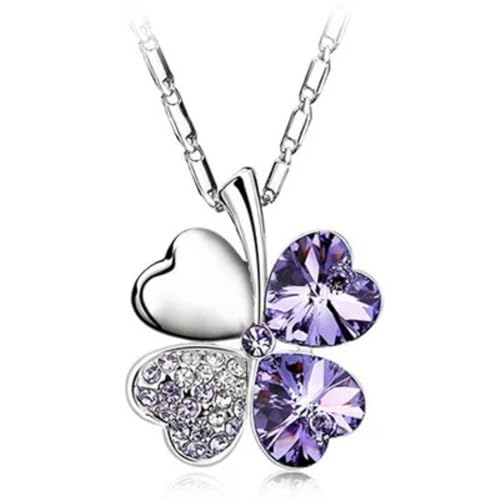 Collier pendentif coeur en cristal à porter au quotidien ou en soirée