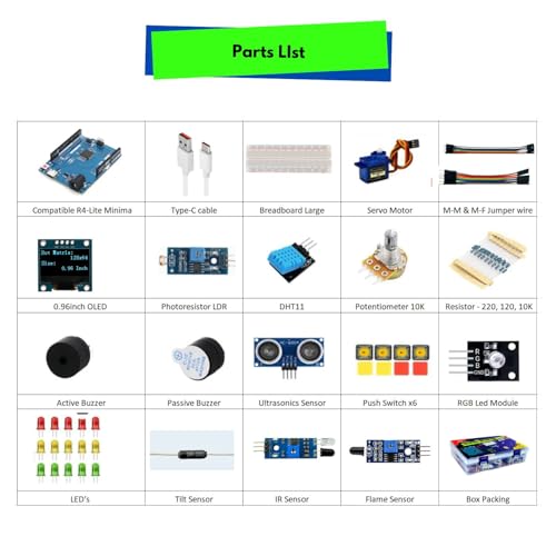 Image of Quad Store Build & Learn Kit for Uno R4 Compatible with Arduino IDE