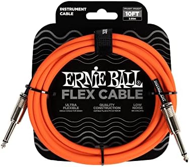 Ernie Ball Flex Cable para instrumentos, recto/recto, 3m - Anaran...