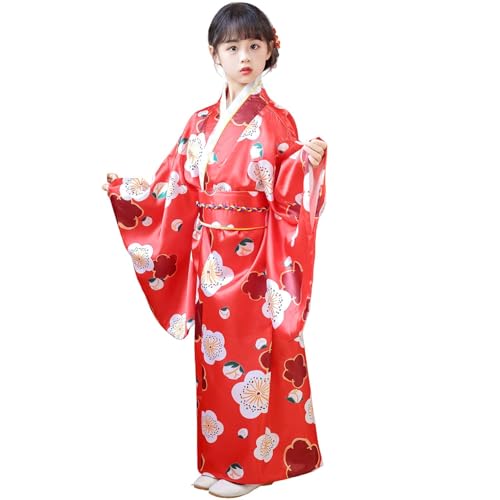 Kimono para niñas tradicional japonés cosplay miniatura 2