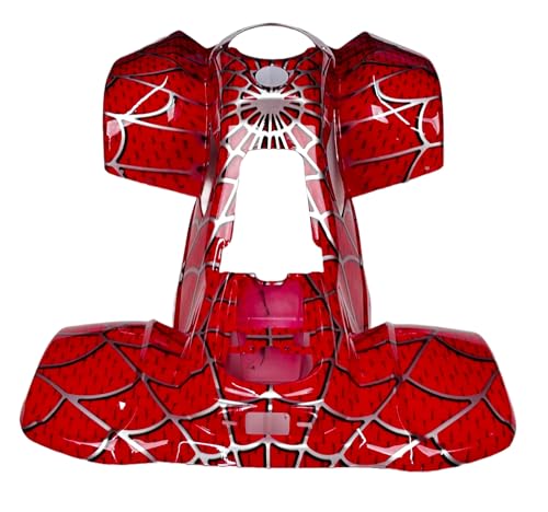 RedCap 1-Piece Body Plastic Fender for IceBear Coolster 3050 Taotao Chinese Peace SunL MotoTec Kids ATV Quad 110cc (Red Spider)