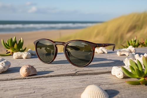 Image of O'NEILL CLOUDBREAK 2.0 Retro Round Polarized Sunglasses for Men and Women, UV400 Protection, 50 mm