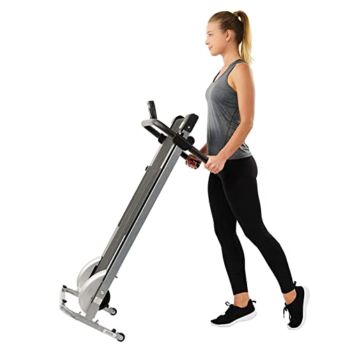 Image of Treadmill Walking Manual Folding Walking Walk Indoor Sports Aerobics Monitor